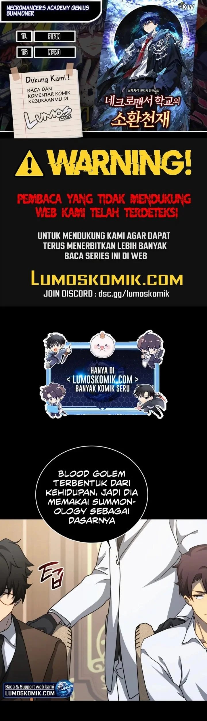 Necromancer Academy’s Genius Summoner Chapter 209 - halaman 1