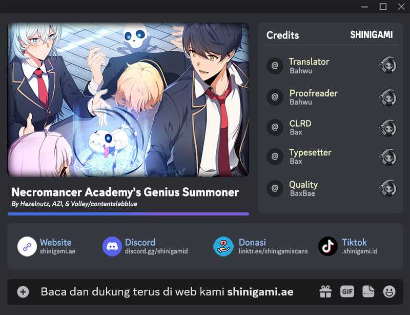 Necromancer Academy’s Genius Summoner Chapter 35 - halaman 1