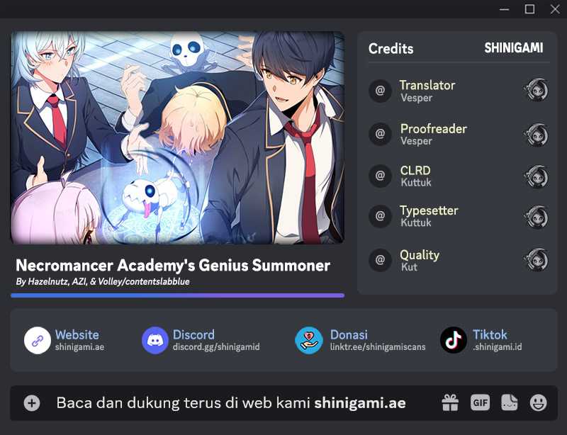 Necromancer Academy’s Genius Summoner Chapter 36 - halaman 1