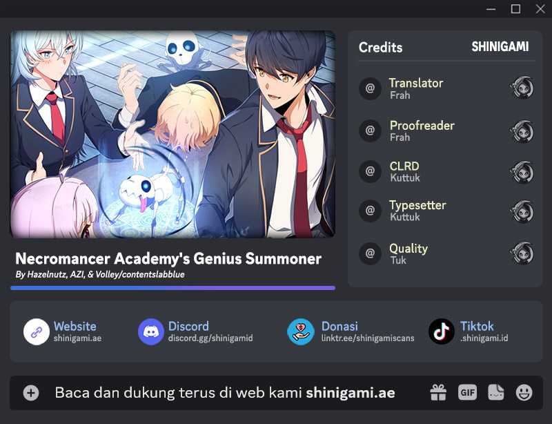 Necromancer Academy’s Genius Summoner Chapter 38 - halaman 1