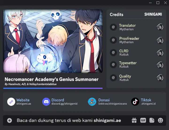 Necromancer Academy’s Genius Summoner Chapter 8 - halaman 1