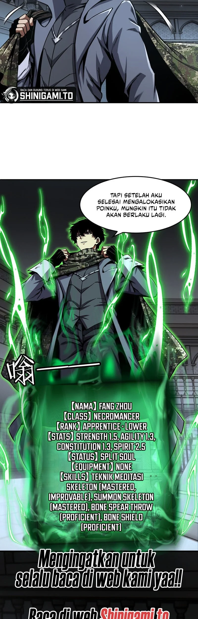 Necromancer: Becoming A God Starting With Skeleton Clone Chapter 6 - halaman 32