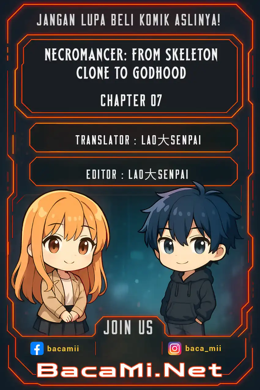 Necromancer: Becoming A God Starting With Skeleton Clone Chapter 7 - halaman 1