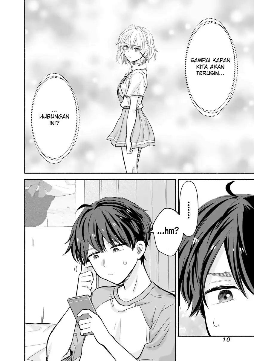 Nee, Mou Isso Tsukiacchau? Osananajimi no Bishoujo ni Tanomarete, Camo Kareshi Hajimemashita Chapter 24 - halaman 9