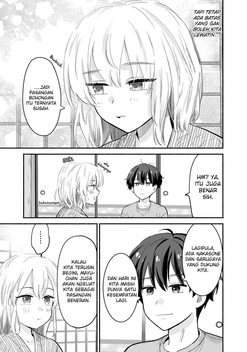 Nee, Mou Isso Tsukiacchau? Osananajimi no Bishoujo ni Tanomarete, Camo Kareshi Hajimemashita Chapter 33 - halaman 22