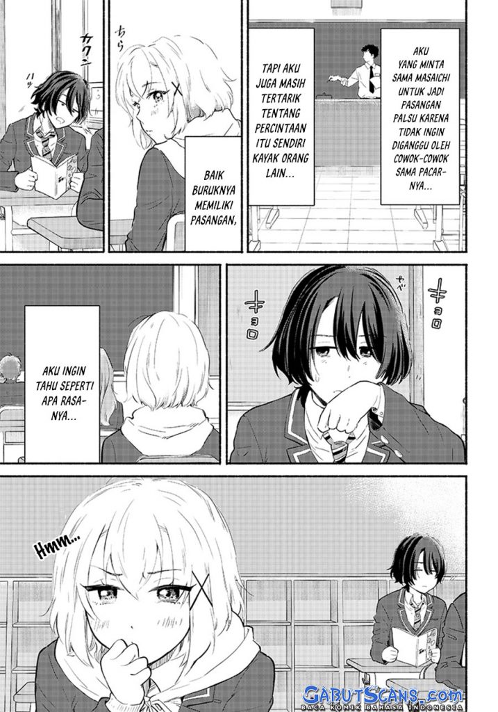 Nee, Mou Isso Tsukiacchau? Osananajimi no Bishoujo ni Tanomarete, Camo Kareshi Hajimemashita Chapter 4 - halaman 12