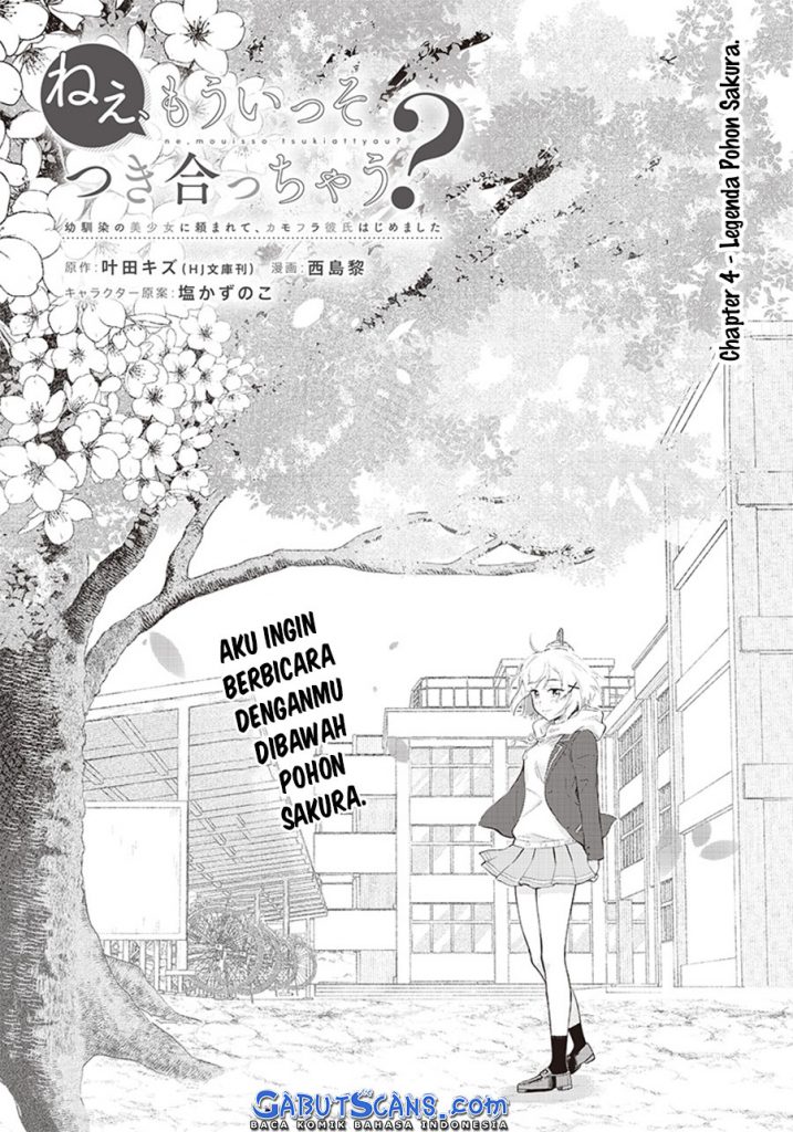 Nee, Mou Isso Tsukiacchau? Osananajimi no Bishoujo ni Tanomarete, Camo Kareshi Hajimemashita Chapter 4 - halaman 2