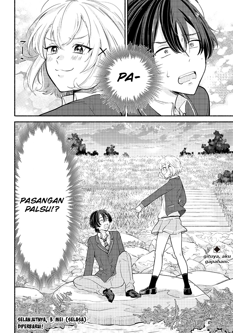 Nee, Mou Isso Tsukiacchau? Osananajimi no Bishoujo ni Tanomarete, Camouflage Kareshi Hajimemashita Chapter 1 - halaman 48