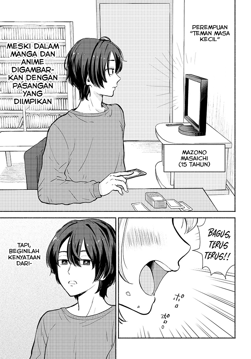 Nee, Mou Isso Tsukiacchau? Osananajimi no Bishoujo ni Tanomarete, Camouflage Kareshi Hajimemashita Chapter 1 - halaman 6