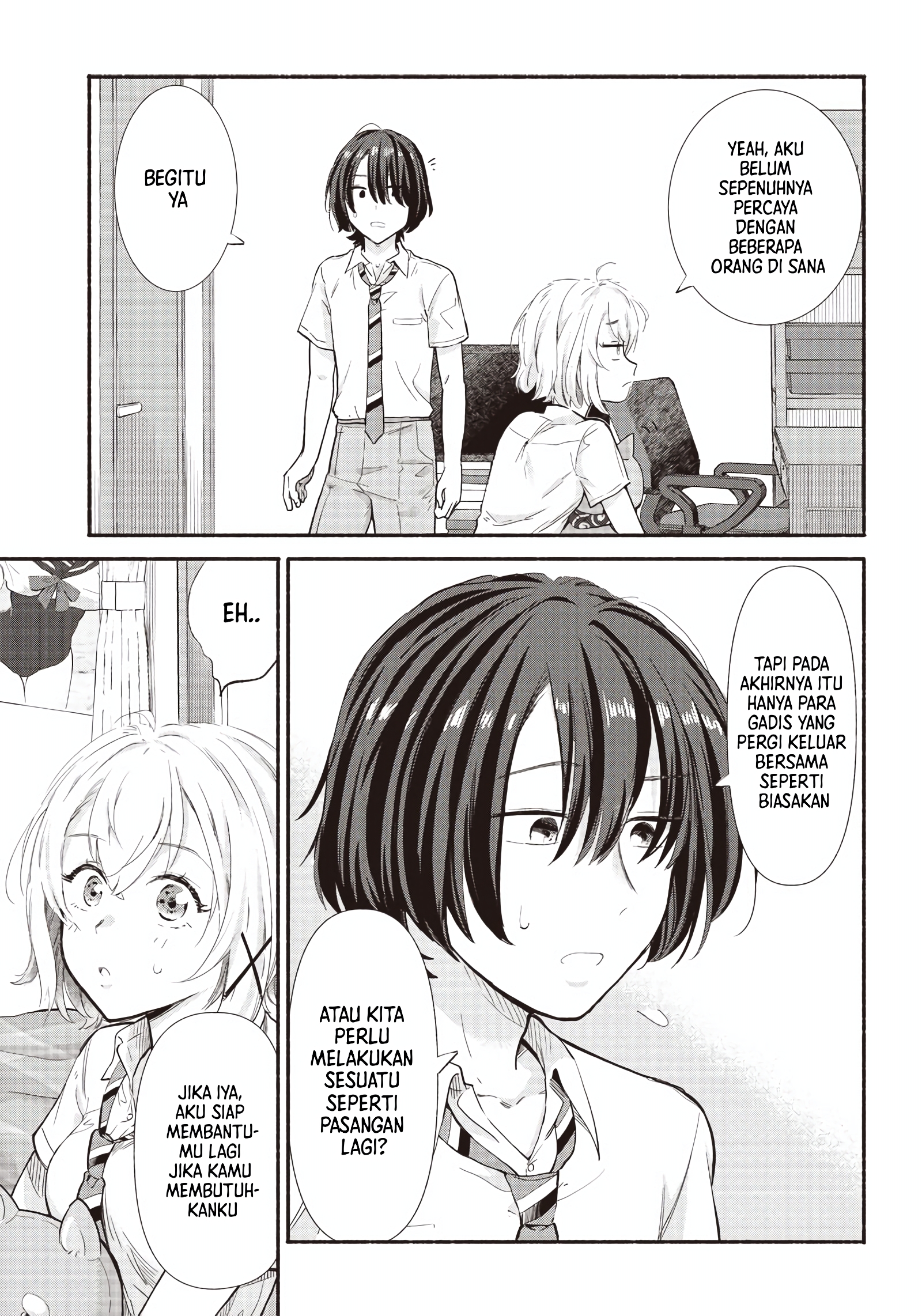 Nee, Mou Isso Tsukiacchau? Osananajimi no Bishoujo ni Tanomarete, Camouflage Kareshi Hajimemashita Chapter 10 - halaman 10