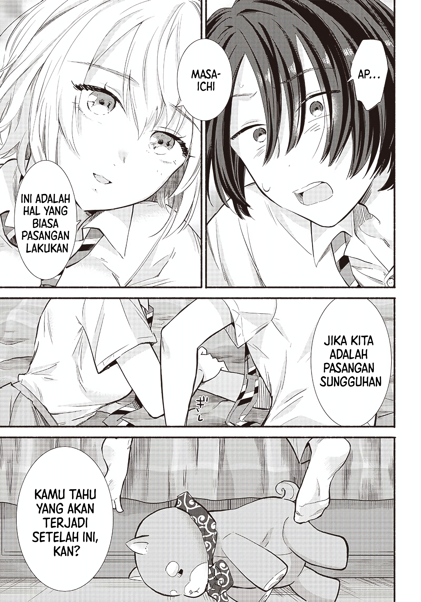Nee, Mou Isso Tsukiacchau? Osananajimi no Bishoujo ni Tanomarete, Camouflage Kareshi Hajimemashita Chapter 10 - halaman 18