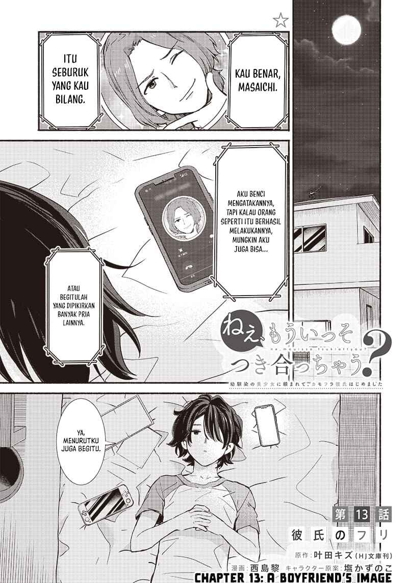 Nee, Mou Isso Tsukiacchau? Osananajimi no Bishoujo ni Tanomarete, Camouflage Kareshi Hajimemashita Chapter 13 - halaman 2