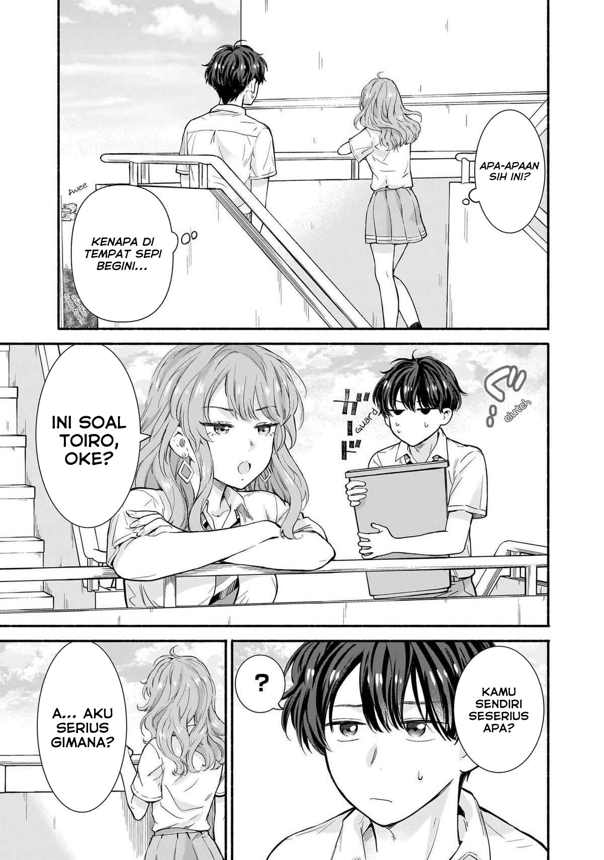 Nee, Mou Isso Tsukiacchau? Osananajimi no Bishoujo ni Tanomarete, Camouflage Kareshi Hajimemashita Chapter 17 - halaman 12