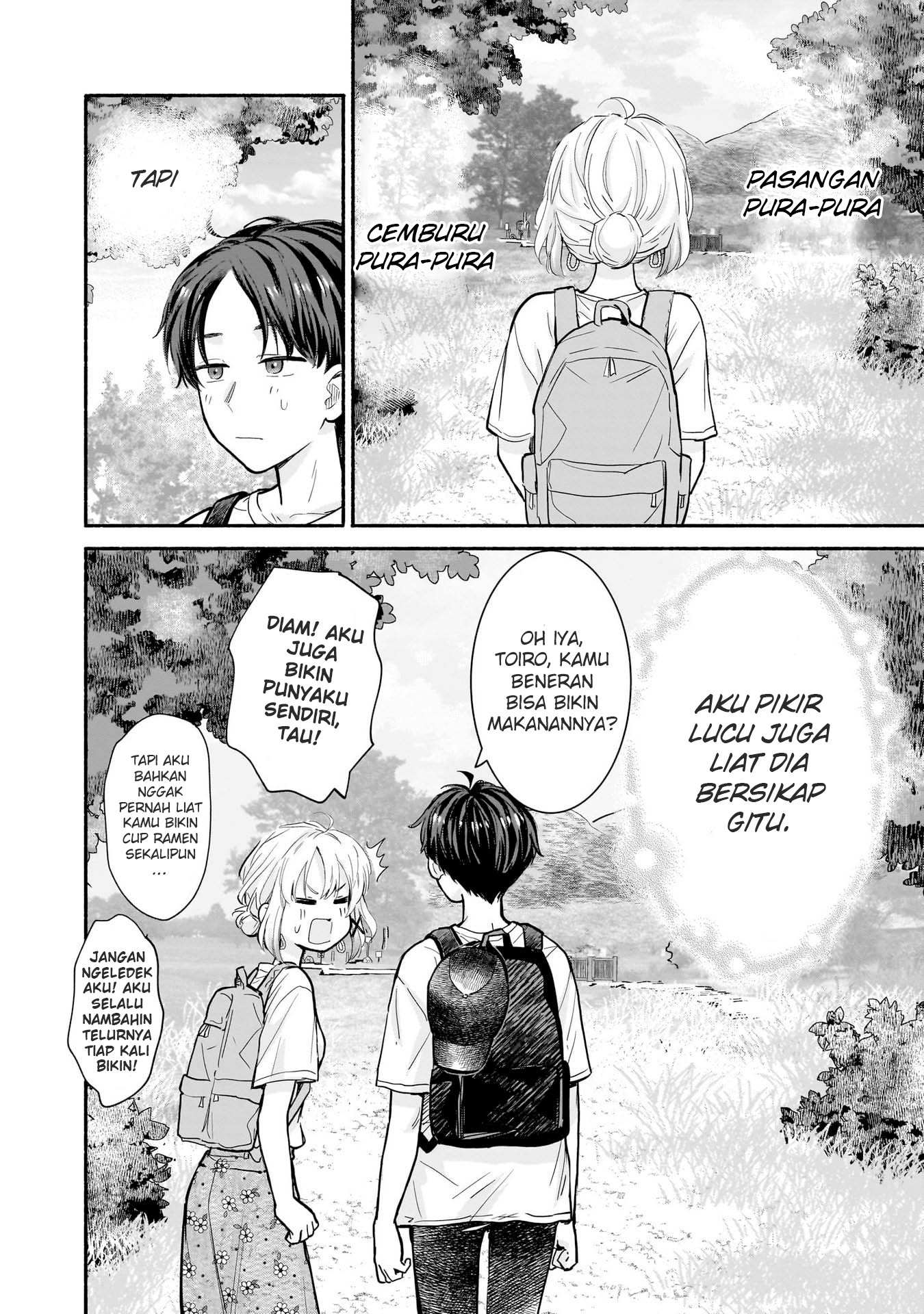 Nee, Mou Isso Tsukiacchau? Osananajimi no Bishoujo ni Tanomarete, Camouflage Kareshi Hajimemashita Chapter 21 - halaman 23