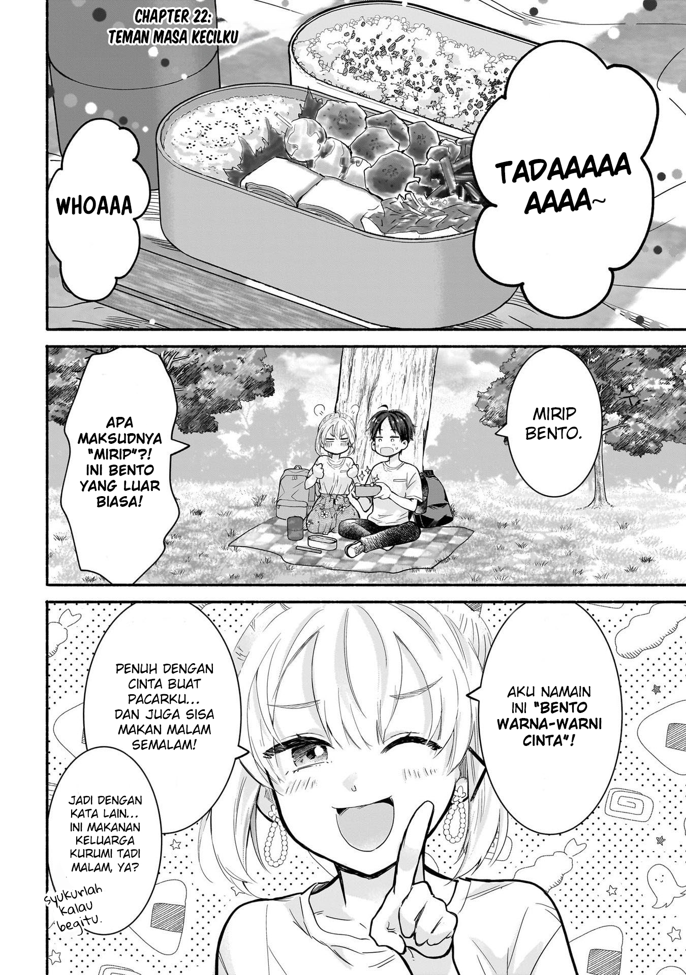 Nee, Mou Isso Tsukiacchau? Osananajimi no Bishoujo ni Tanomarete, Camouflage Kareshi Hajimemashita Chapter 22 - halaman 2