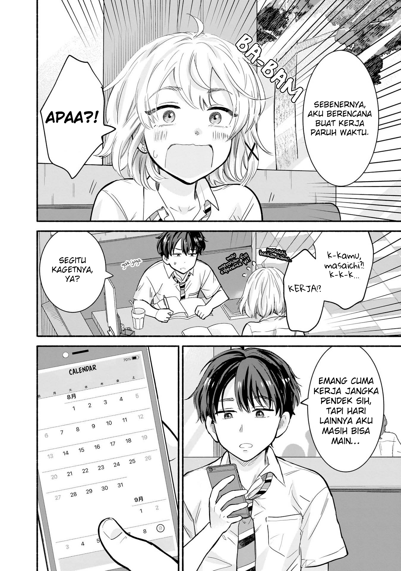 Nee, Mou Isso Tsukiacchau? Osananajimi no Bishoujo ni Tanomarete, Camouflage Kareshi Hajimemashita Chapter 23 - halaman 13