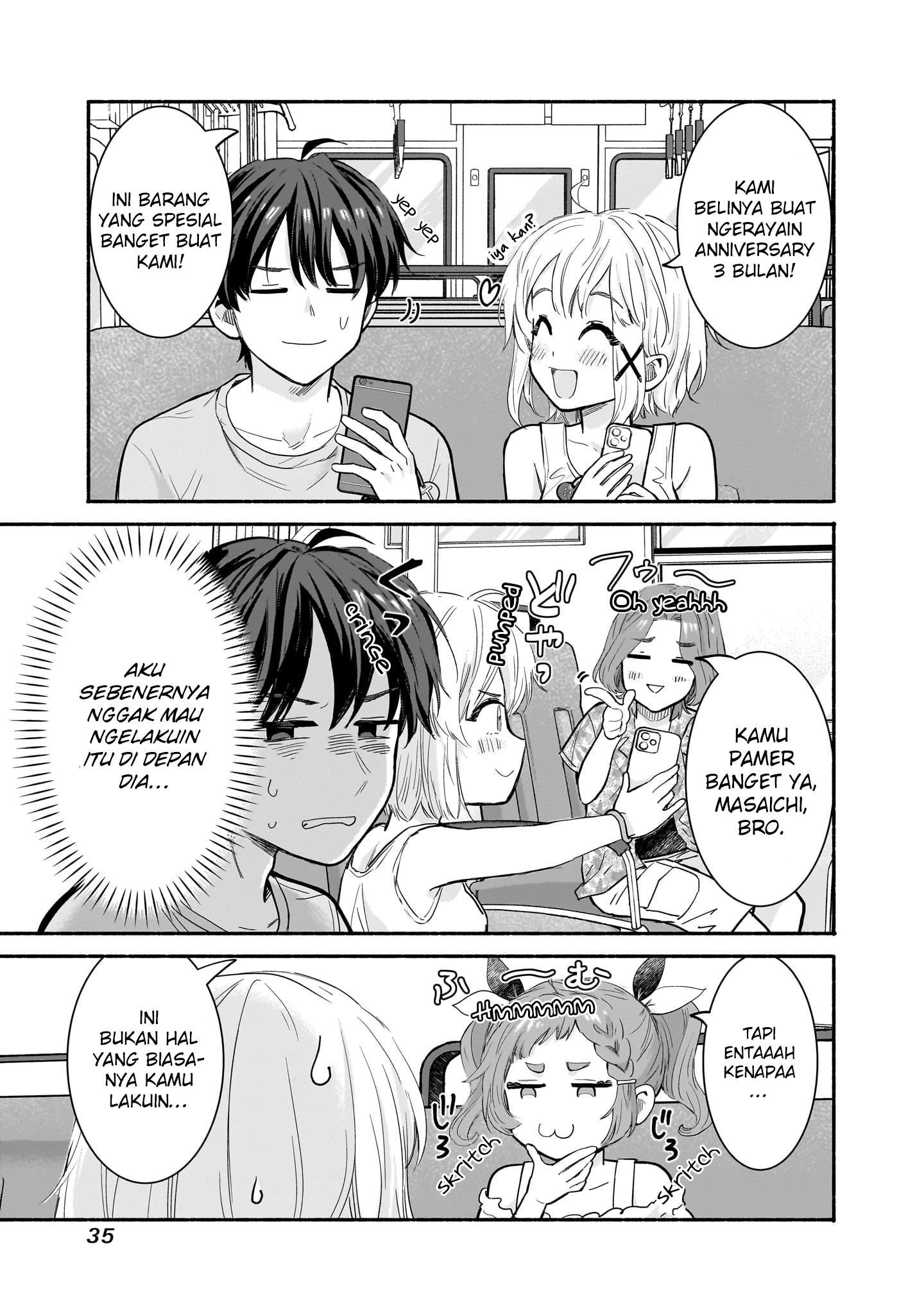Nee, Mou Isso Tsukiacchau? Osananajimi no Bishoujo ni Tanomarete, Camouflage Kareshi Hajimemashita Chapter 25 - halaman 14