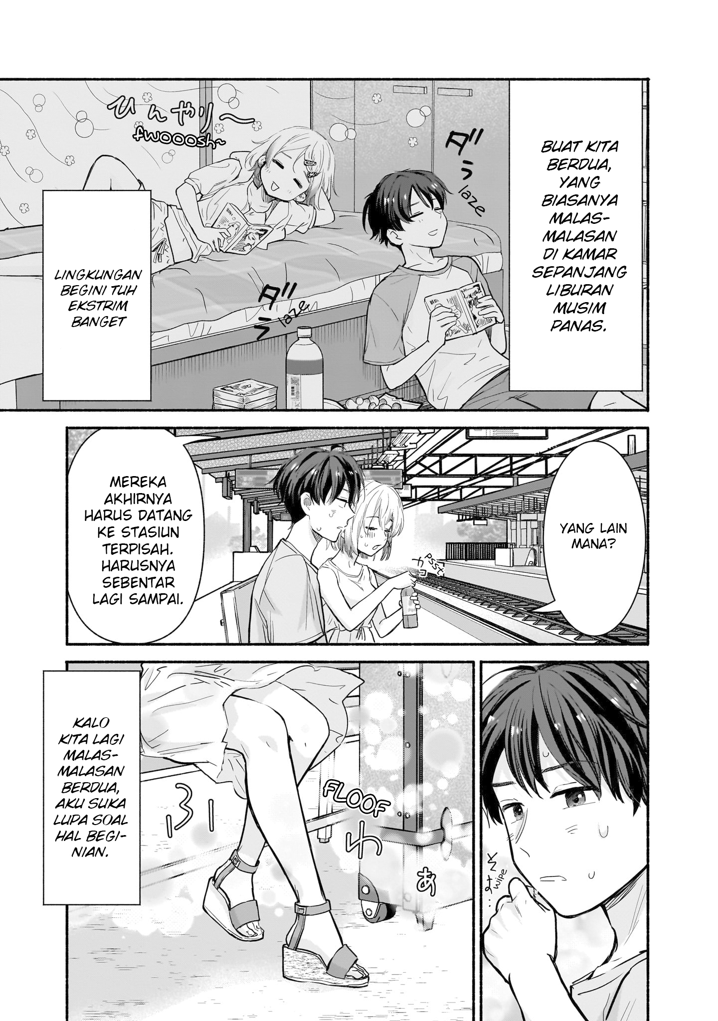 Nee, Mou Isso Tsukiacchau? Osananajimi no Bishoujo ni Tanomarete, Camouflage Kareshi Hajimemashita Chapter 25 - halaman 4