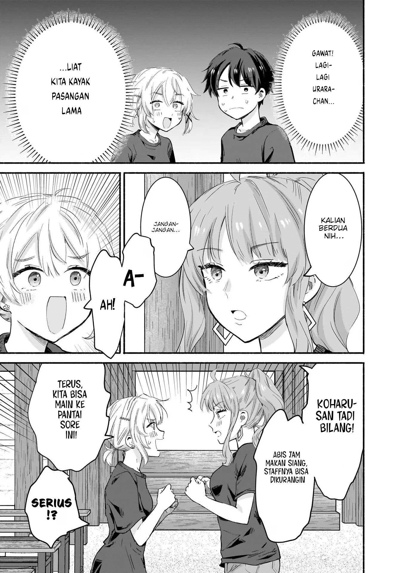 Nee, Mou Isso Tsukiacchau? Osananajimi no Bishoujo ni Tanomarete, Camouflage Kareshi Hajimemashita Chapter 29 - halaman 11