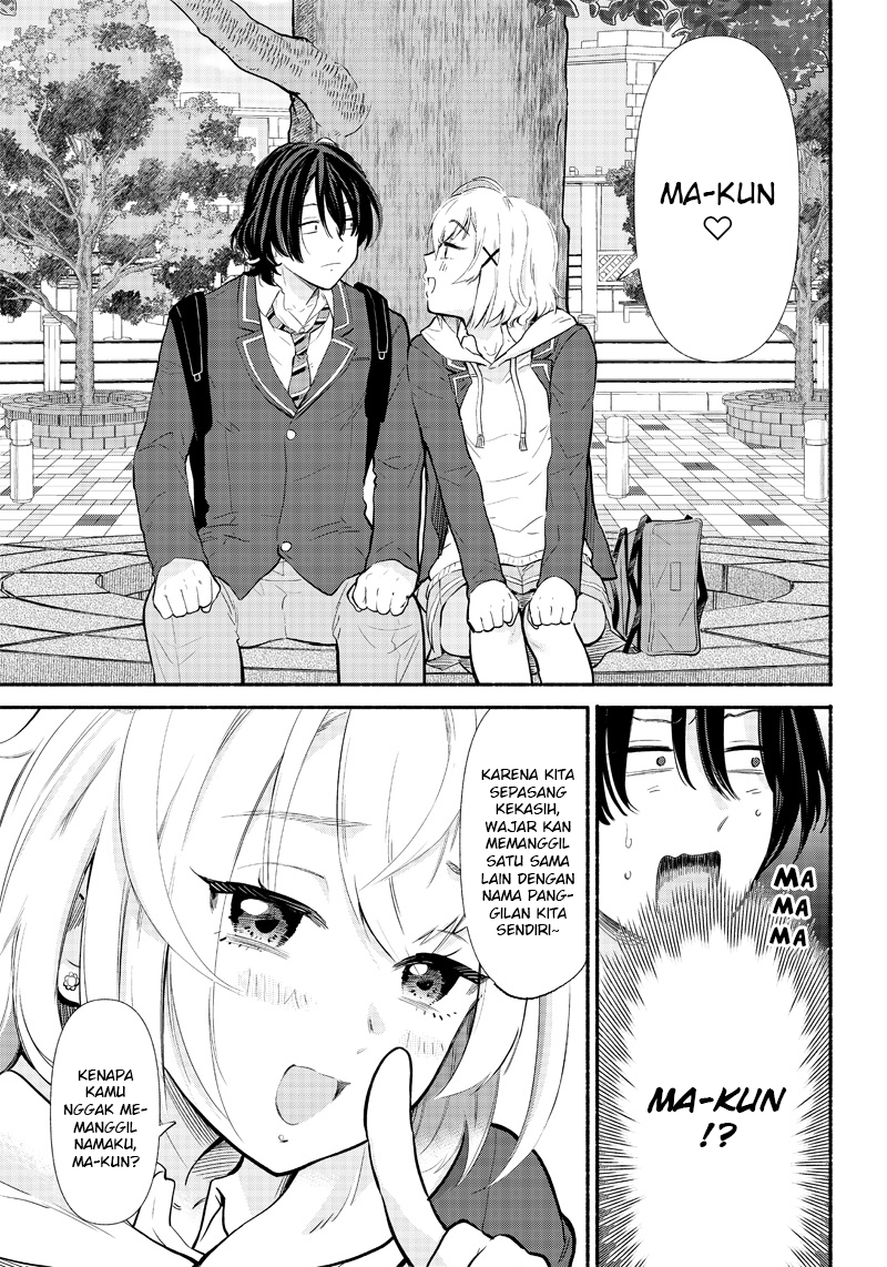 Nee, Mou Isso Tsukiacchau? Osananajimi no Bishoujo ni Tanomarete, Camouflage Kareshi Hajimemashita Chapter 3 - halaman 14