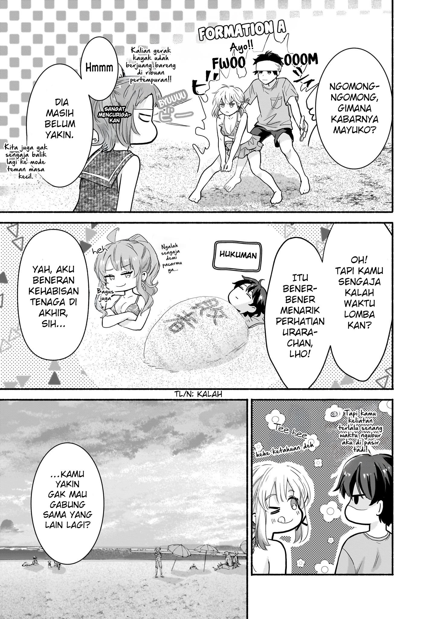 Nee, Mou Isso Tsukiacchau? Osananajimi no Bishoujo ni Tanomarete, Camouflage Kareshi Hajimemashita Chapter 30 - halaman 16
