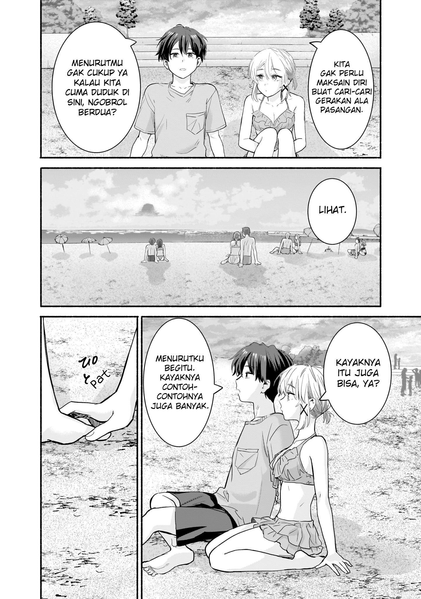 Nee, Mou Isso Tsukiacchau? Osananajimi no Bishoujo ni Tanomarete, Camouflage Kareshi Hajimemashita Chapter 30 - halaman 19