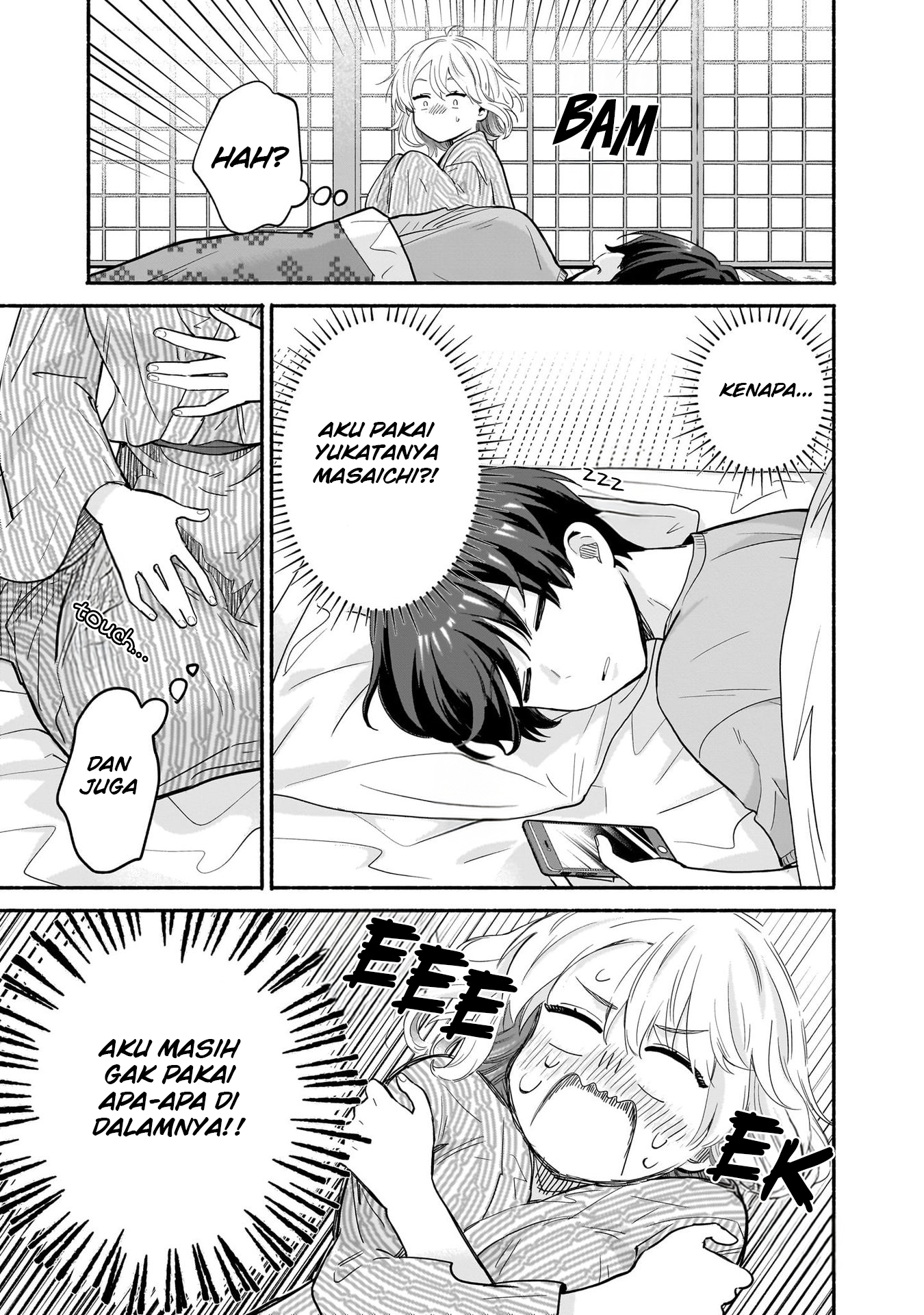 Nee, Mou Isso Tsukiacchau? Osananajimi no Bishoujo ni Tanomarete, Camouflage Kareshi Hajimemashita Chapter 33 - halaman 16