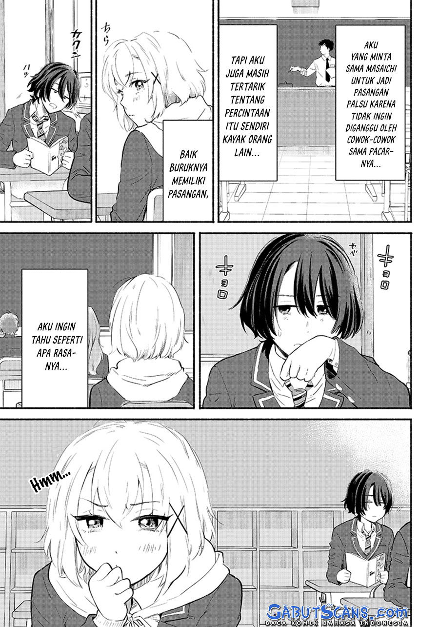 Nee, Mou Isso Tsukiacchau? Osananajimi no Bishoujo ni Tanomarete, Camouflage Kareshi Hajimemashita Chapter 4 - halaman 12