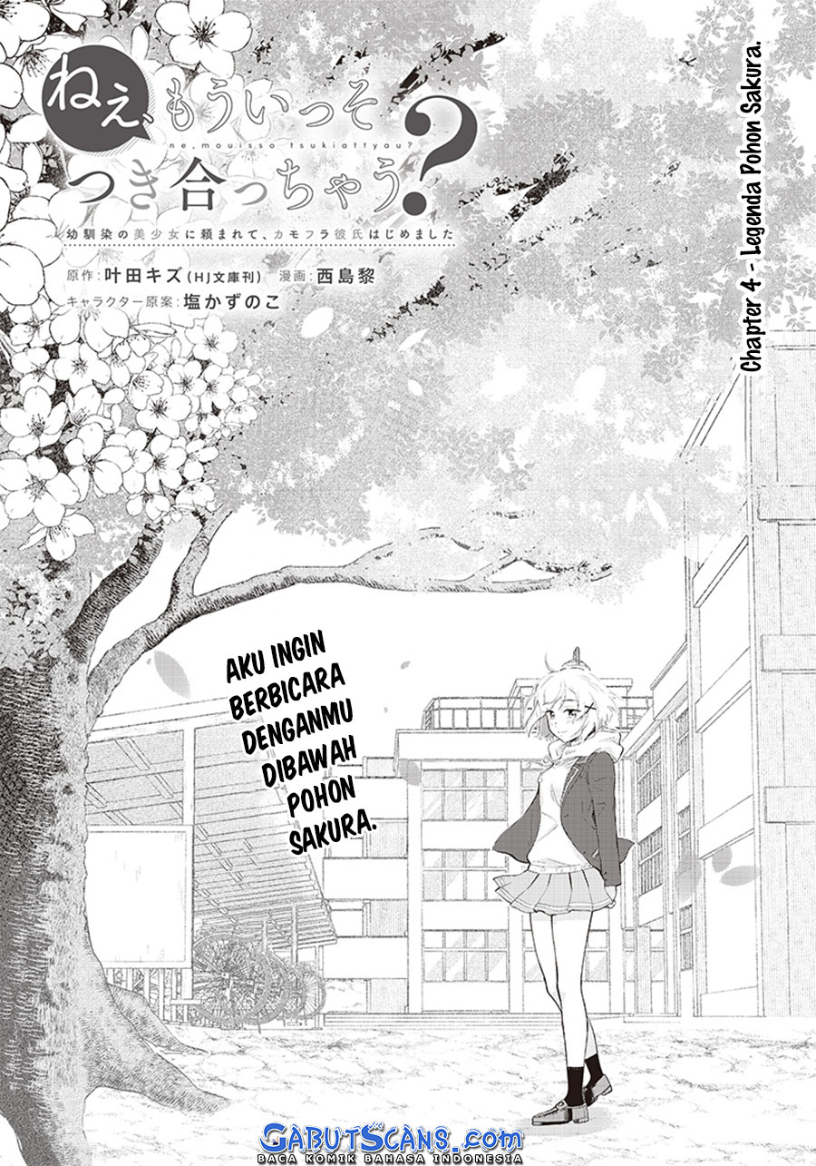 Nee, Mou Isso Tsukiacchau? Osananajimi no Bishoujo ni Tanomarete, Camouflage Kareshi Hajimemashita Chapter 4 - halaman 2