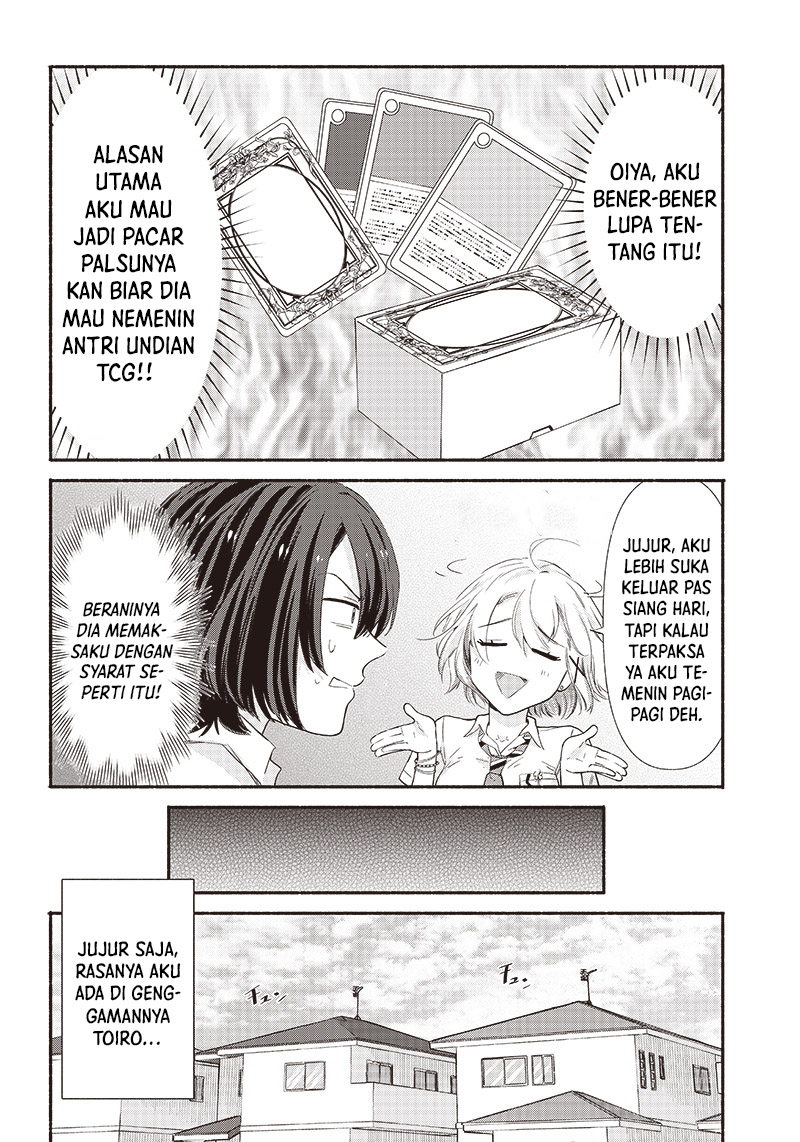 Nee, Mou Isso Tsukiacchau? Osananajimi no Bishoujo ni Tanomarete, Camouflage Kareshi Hajimemashita Chapter 7 - halaman 11