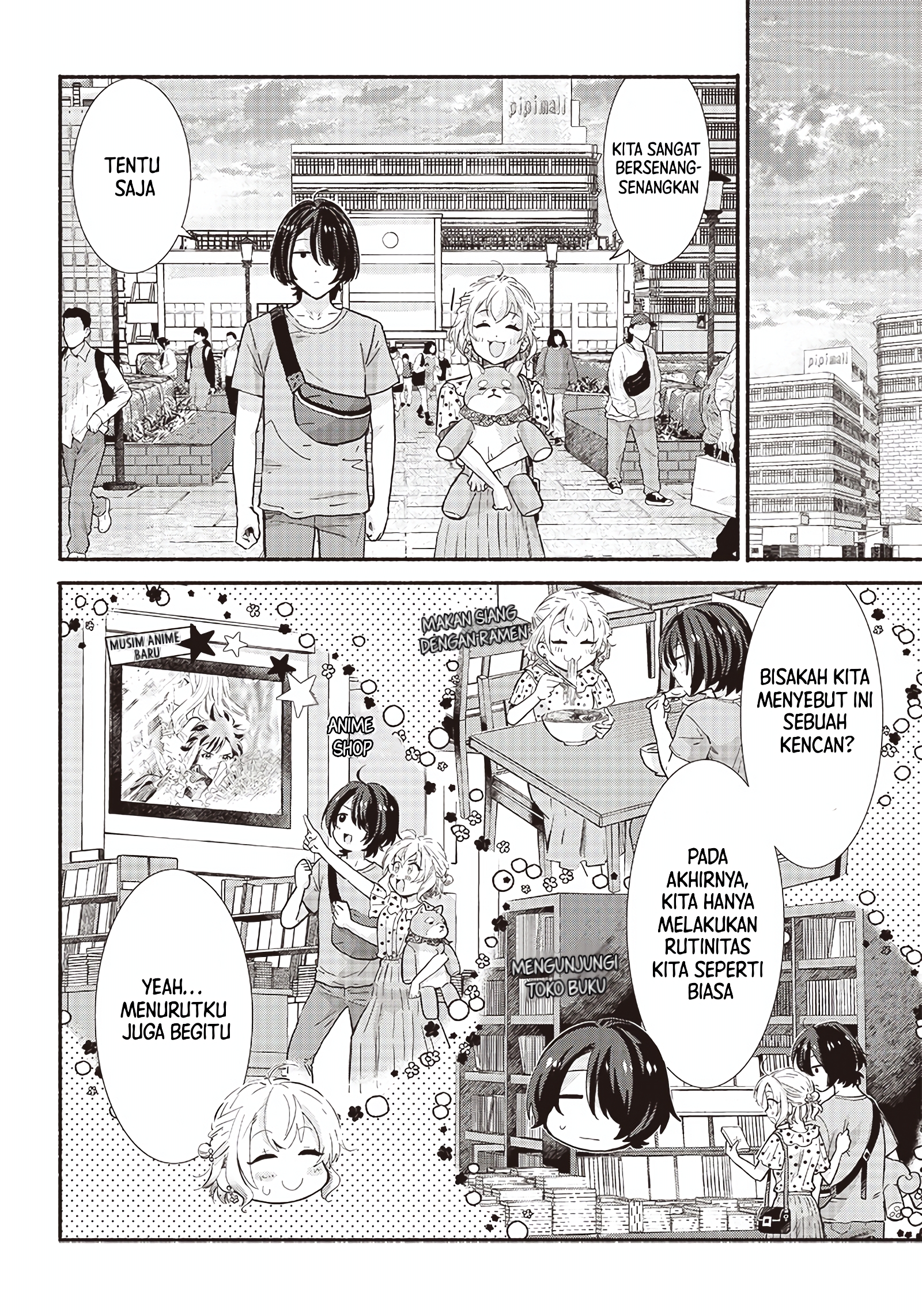 Nee, Mou Isso Tsukiacchau? Osananajimi no Bishoujo ni Tanomarete, Camouflage Kareshi Hajimemashita Chapter 9 - halaman 11