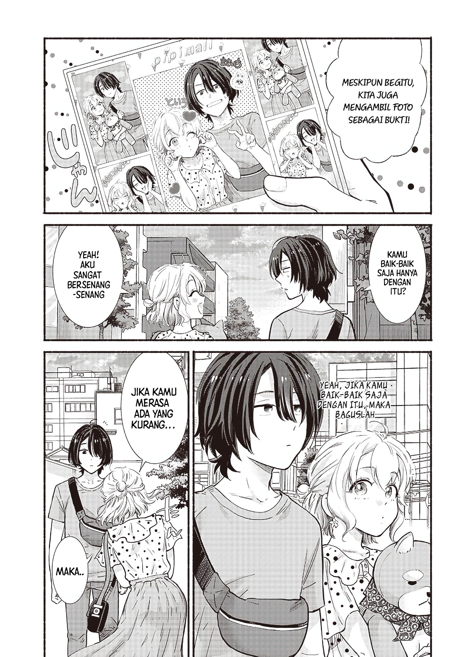 Nee, Mou Isso Tsukiacchau? Osananajimi no Bishoujo ni Tanomarete, Camouflage Kareshi Hajimemashita Chapter 9 - halaman 12
