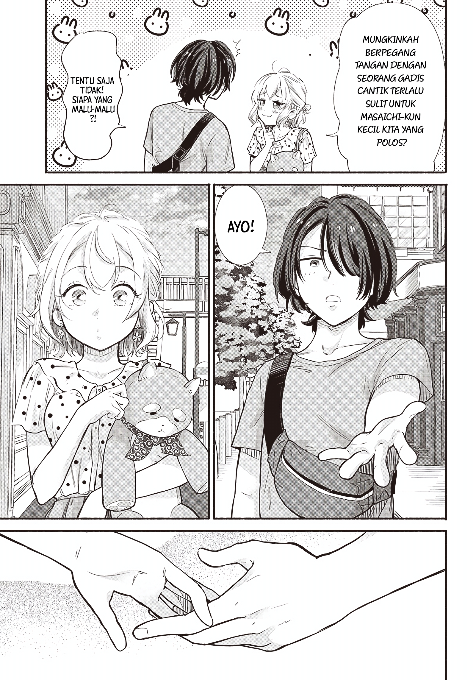 Nee, Mou Isso Tsukiacchau? Osananajimi no Bishoujo ni Tanomarete, Camouflage Kareshi Hajimemashita Chapter 9 - halaman 14