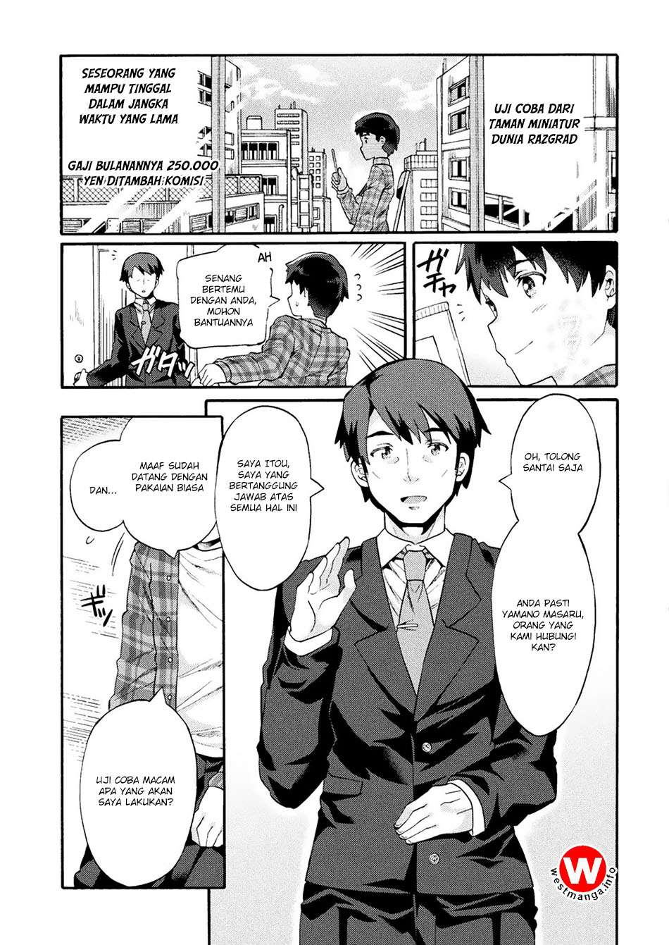 NEET dakedo Hello Work ni Ittara Isekai ni Tsuretekareta Chapter 1 - halaman 6