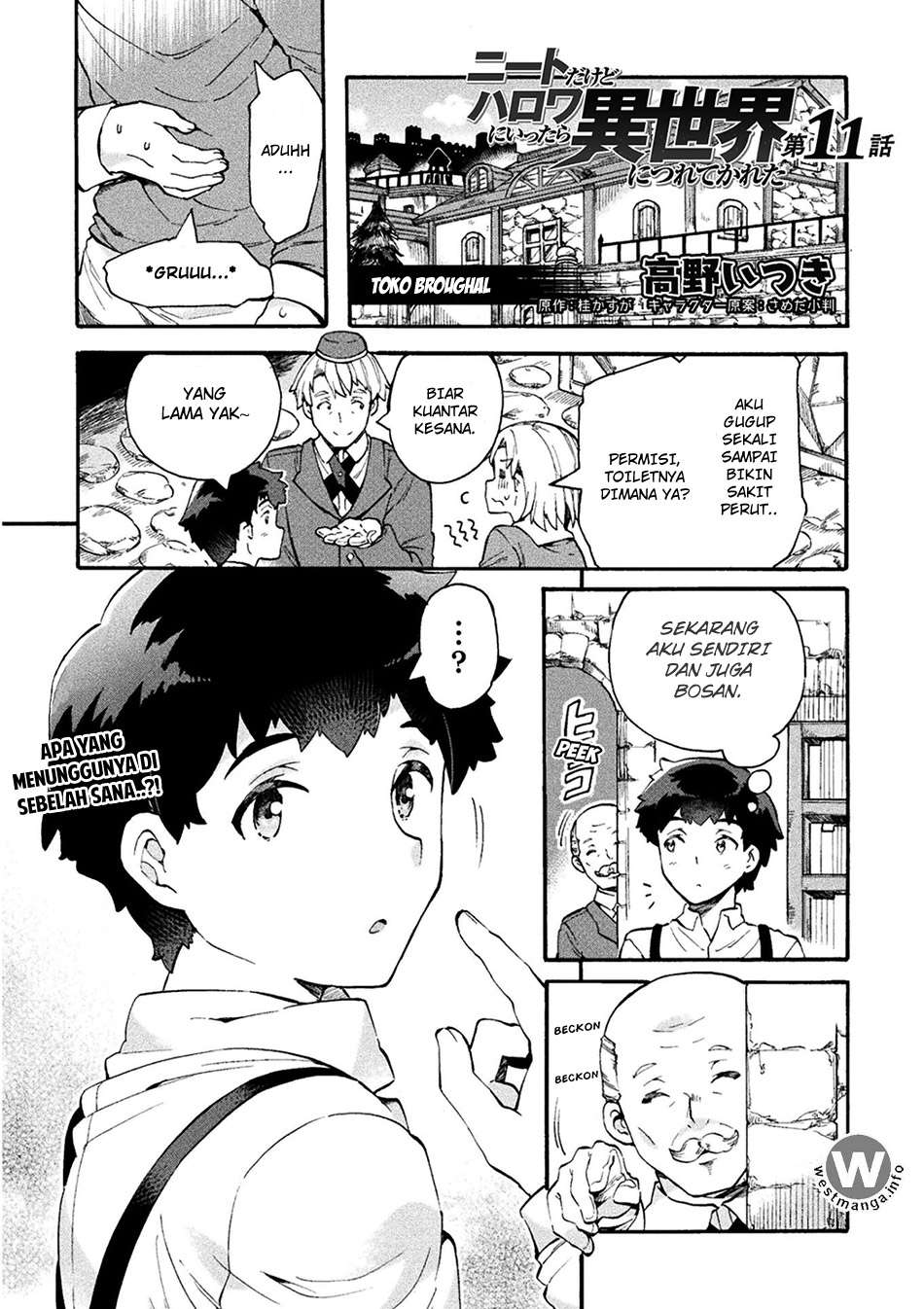 NEET dakedo Hello Work ni Ittara Isekai ni Tsuretekareta Chapter 11 - halaman 1