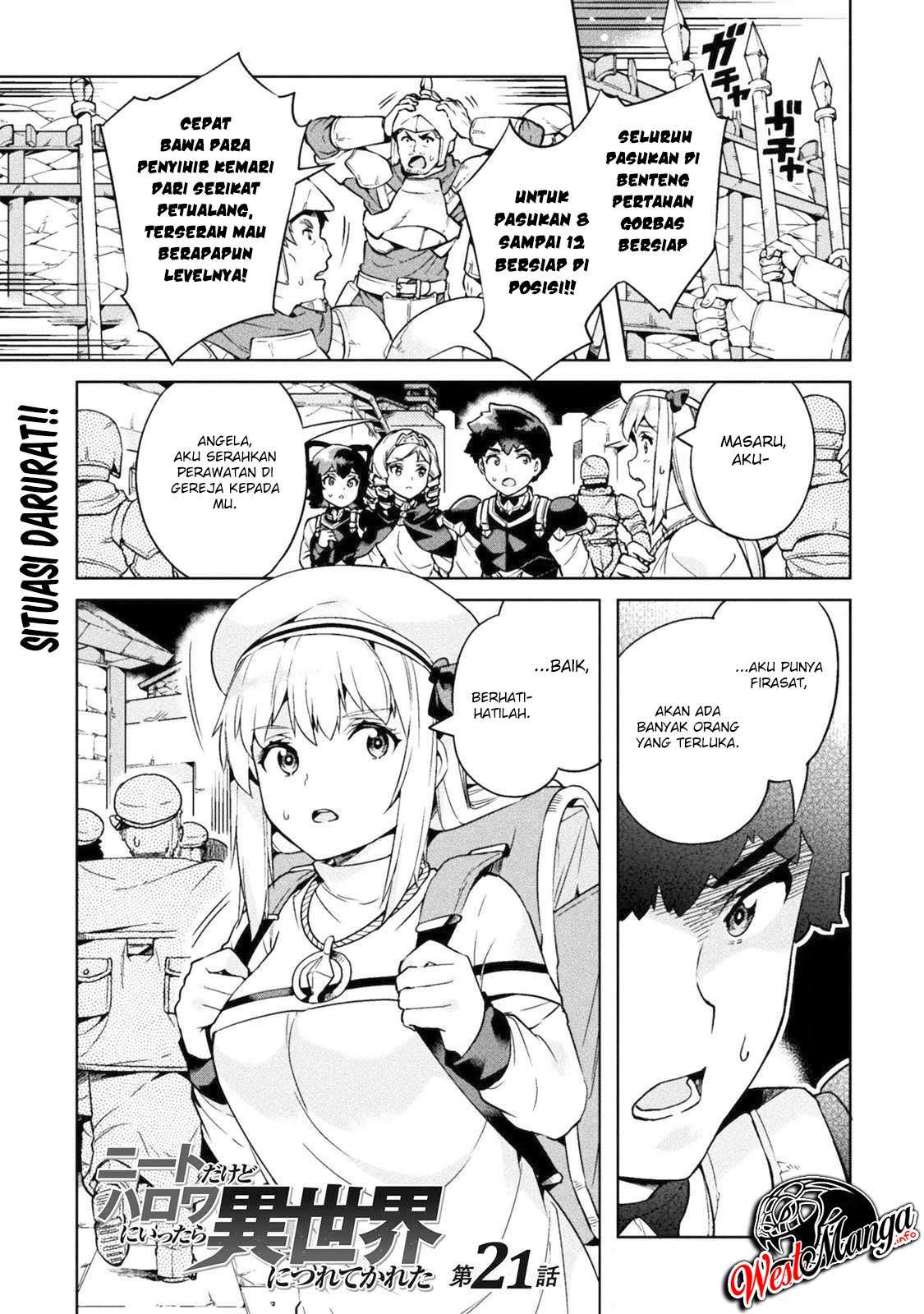 NEET dakedo Hello Work ni Ittara Isekai ni Tsuretekareta Chapter 21 - halaman 2