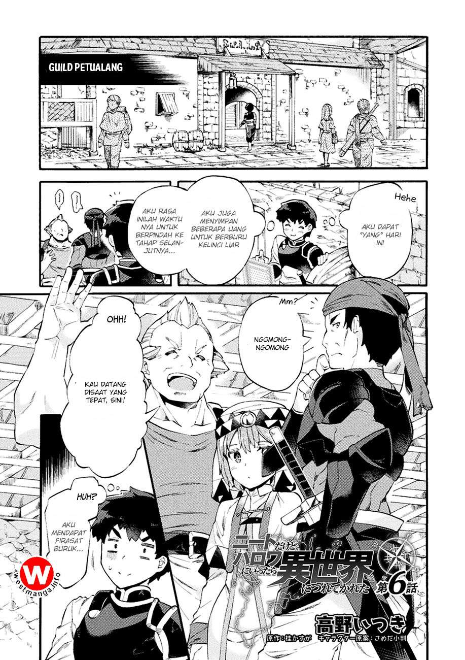 NEET dakedo Hello Work ni Ittara Isekai ni Tsuretekareta Chapter 6 - halaman 2