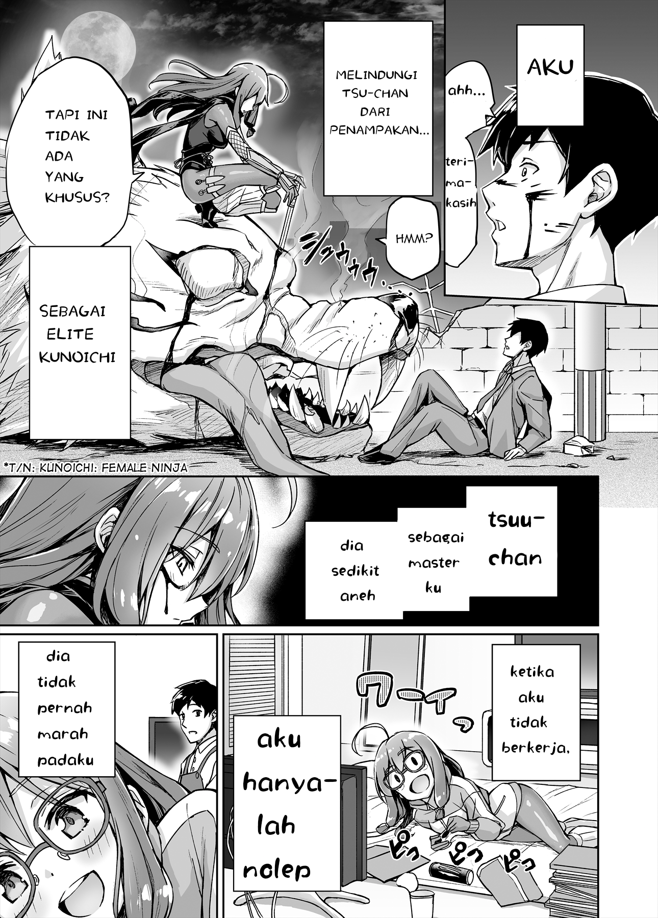 NEET Kunoichi to Nazeka Dousei Hajimemashita Chapter 2 - halaman 1