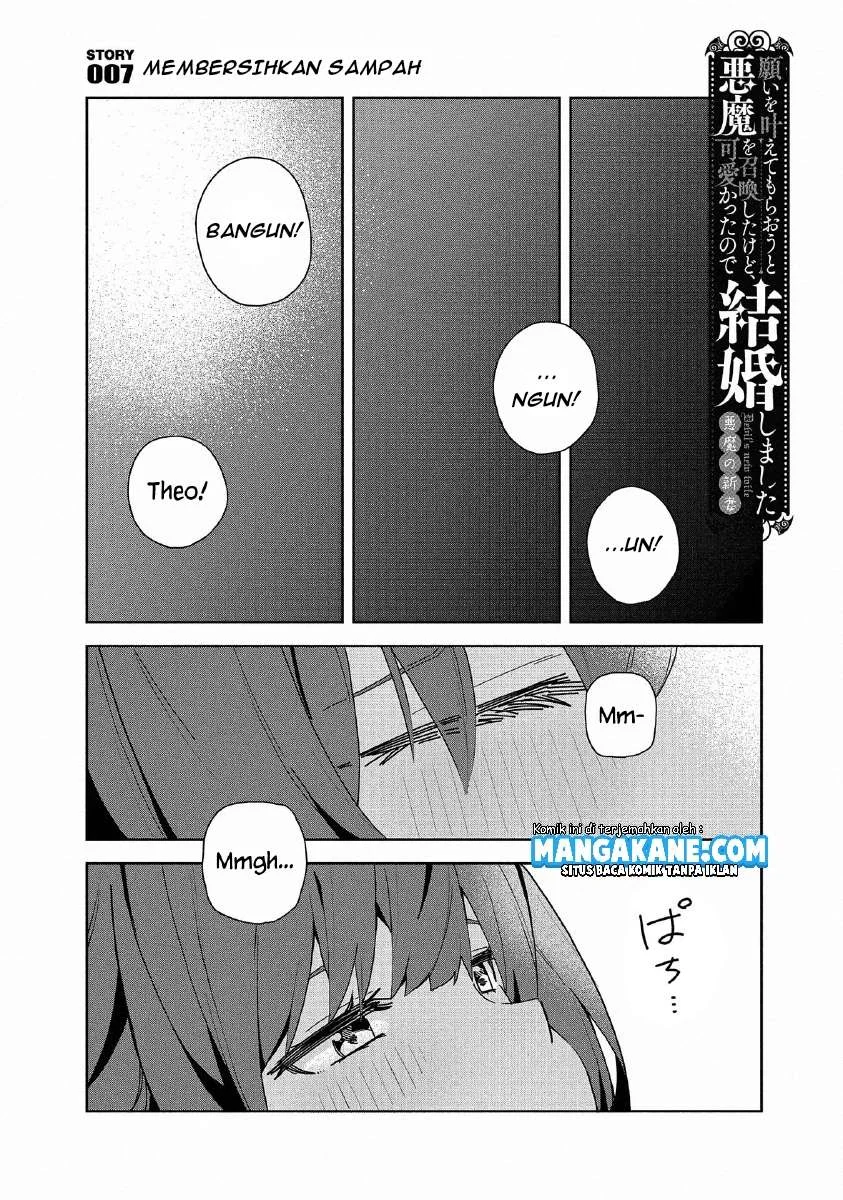 Negai o Kanaete Moraou to Akuma o Shoukan Shitakedo, Kawaikattanode Kekkonshimashita ~Akuma no Niidzuma~ Chapter 7 - halaman 3