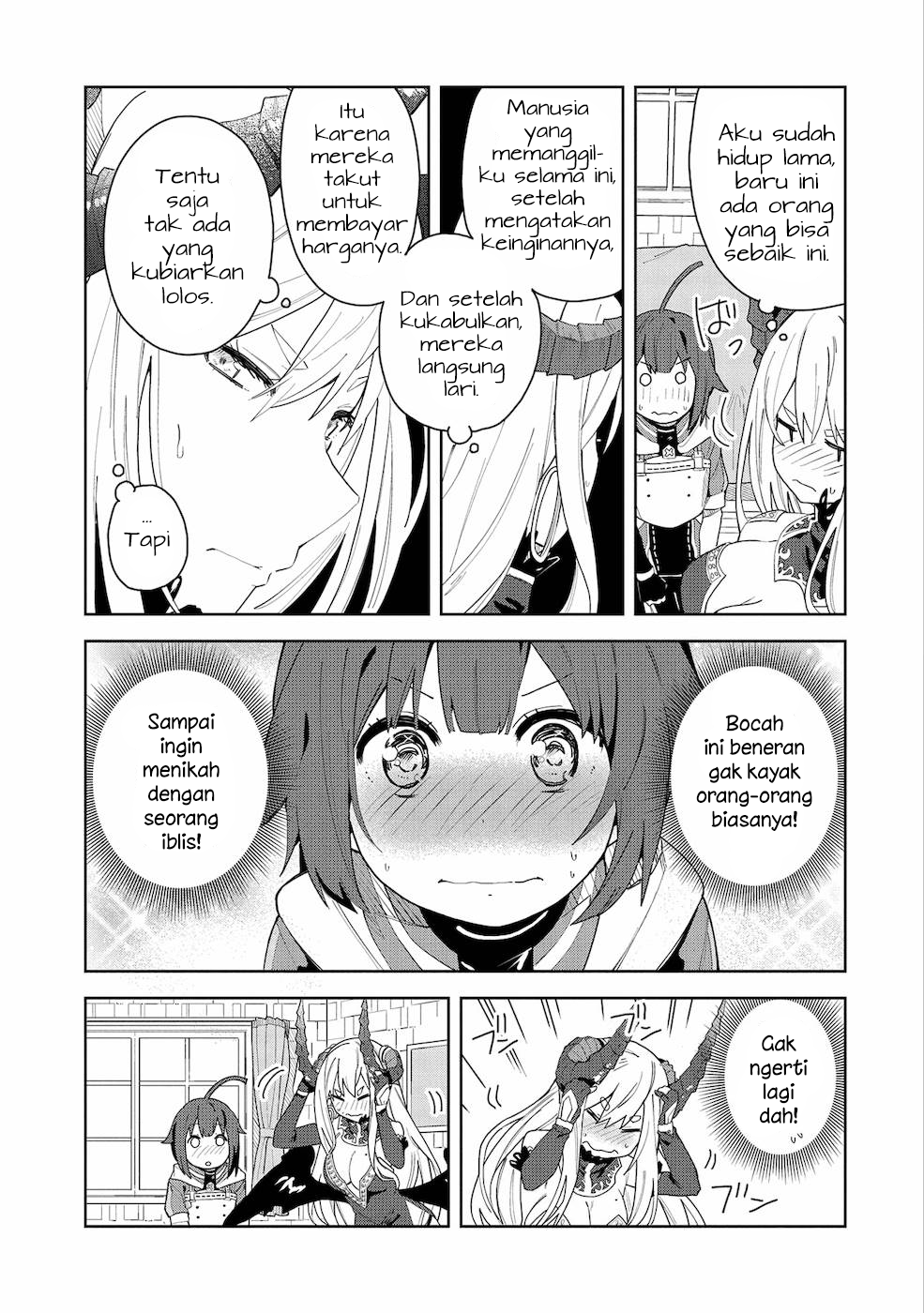 Negai wo Kanaete Moraou to Akuma wo Shoukan shita kedo, Kawaikatta node Kekkon shimashita: Akuma no Niizuma Chapter 1 - halaman 23