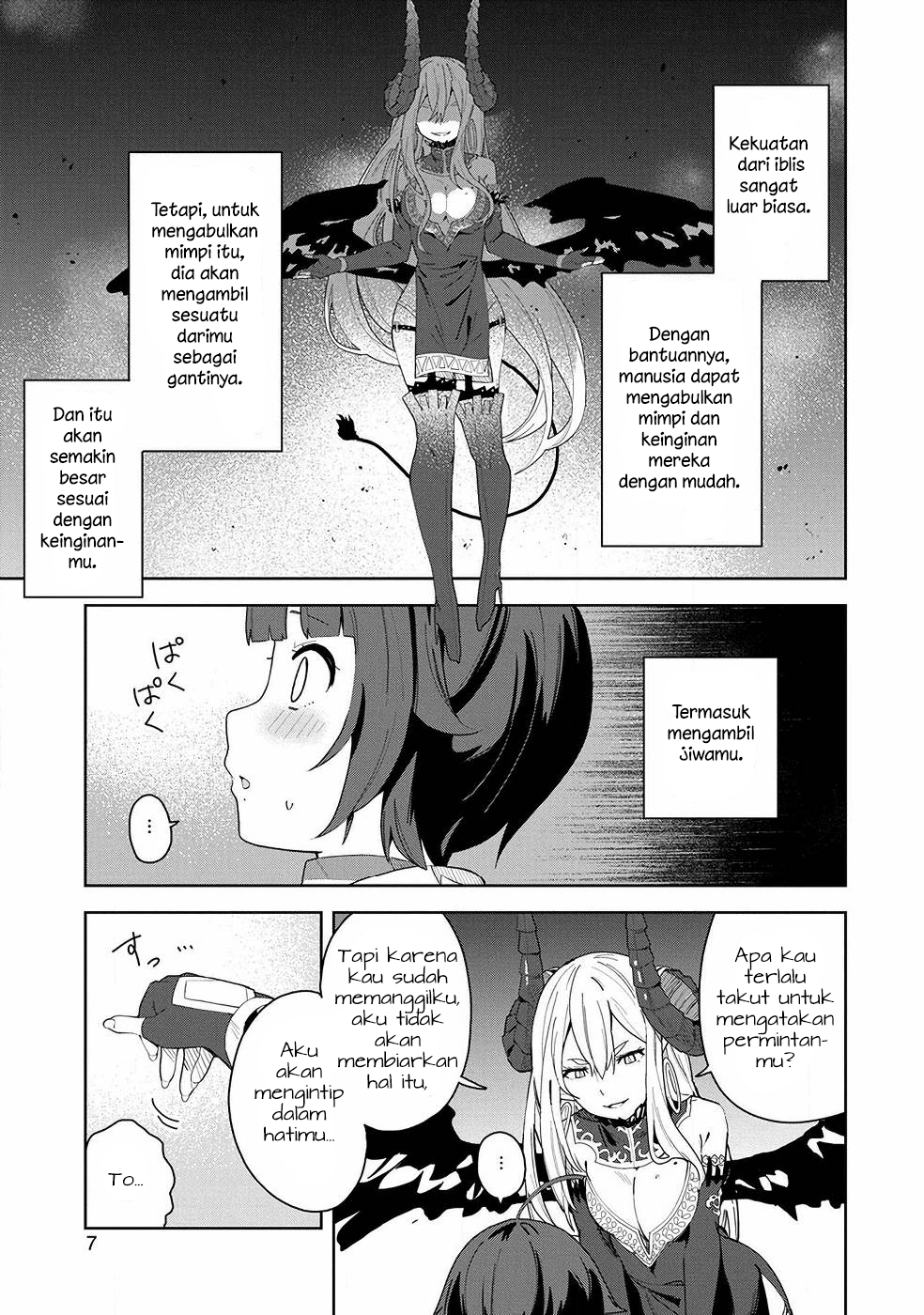 Negai wo Kanaete Moraou to Akuma wo Shoukan shita kedo, Kawaikatta node Kekkon shimashita: Akuma no Niizuma Chapter 1 - halaman 4