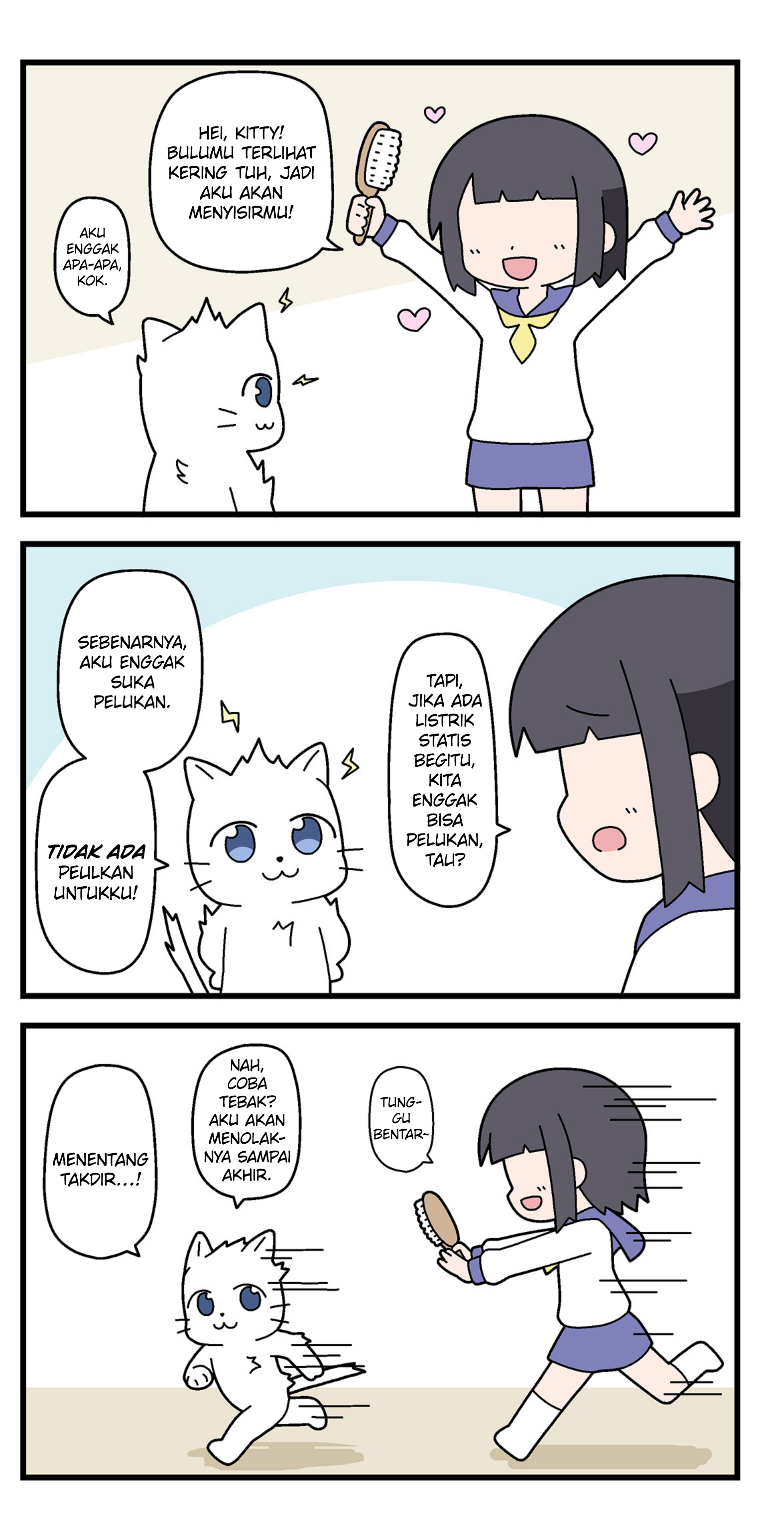 Neko-chan to Fuwafuwa Burashi Chapter 3 - halaman 1