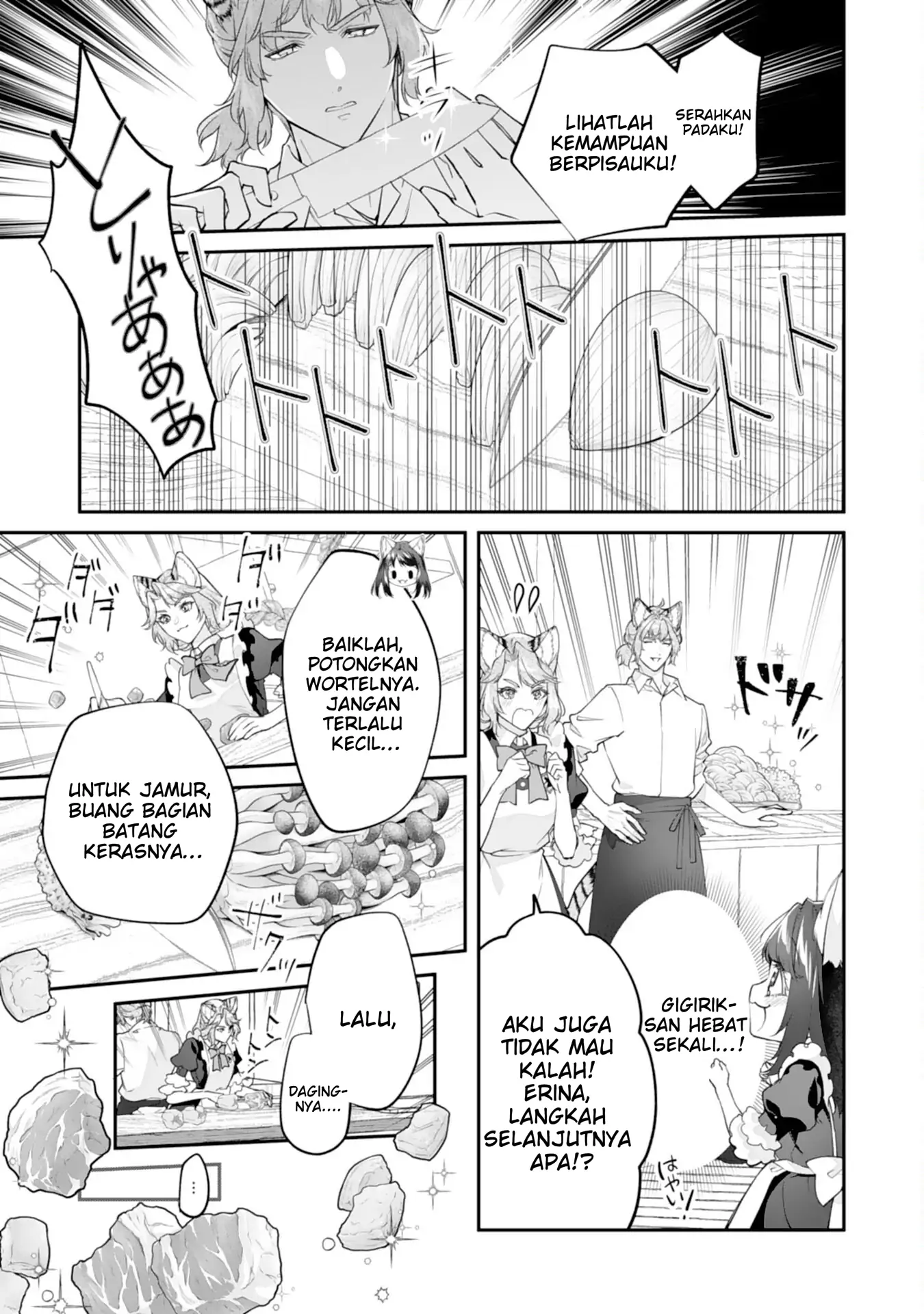 Nekoneko Youjo no Aijou Gohan: Isekai de Mofumofu-tachi ni Ryouri wo Tsukurimasu! Chapter 12 - halaman 3