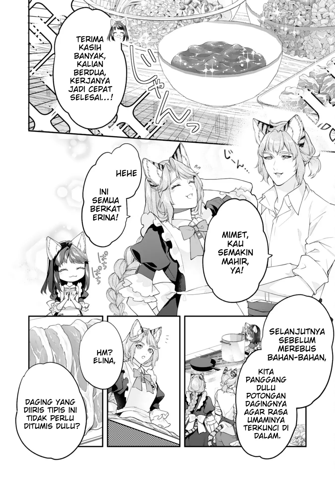 Nekoneko Youjo no Aijou Gohan: Isekai de Mofumofu-tachi ni Ryouri wo Tsukurimasu! Chapter 12 - halaman 4