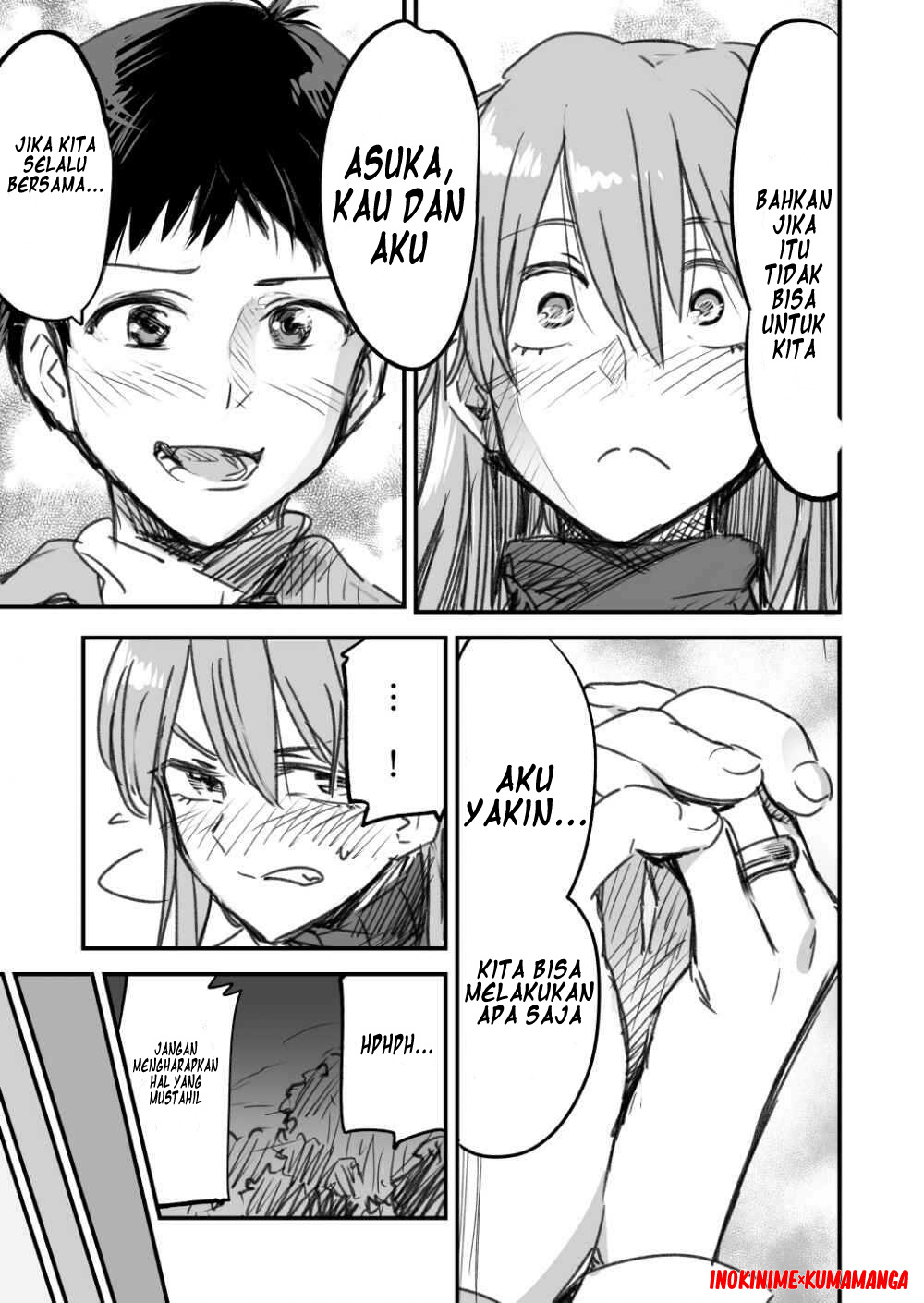 Neon Genesis Evangelion - A lovey-dovey fanfic about Evangelion's Asuka and a slightly grown-up Shinji-kun (Doujinshi) Chapter 0 - halaman 4