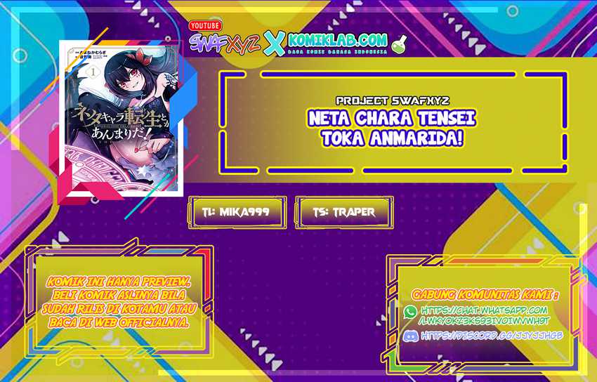 Neta Chara Tensei Toka Anmarida! Chapter 13 - halaman 1