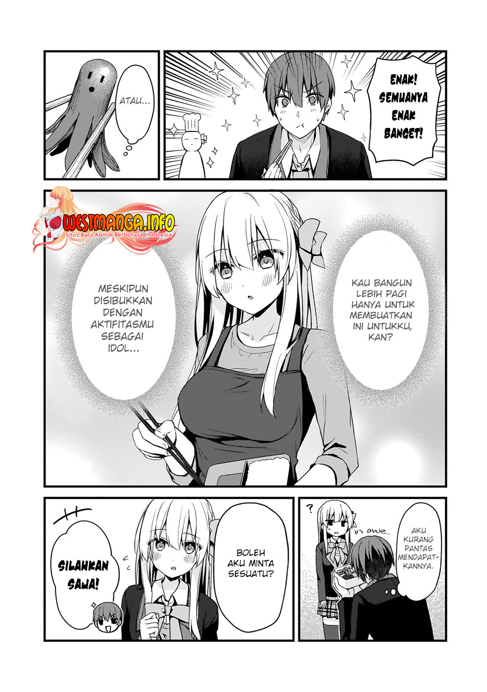 Netoge no Yome ga Ninki Idol datta: Cool-kei no Kanojo wa Genjitsu demo Yome no Tsumori de Iru Chapter 11 - halaman 5