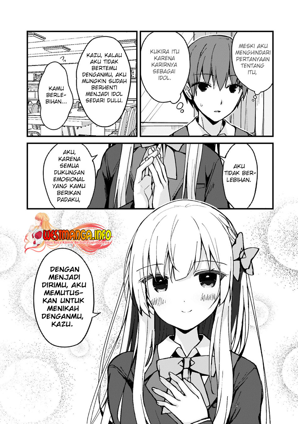 Netoge no Yome ga Ninki Idol datta: Cool-kei no Kanojo wa Genjitsu demo Yome no Tsumori de Iru Chapter 2 - halaman 15