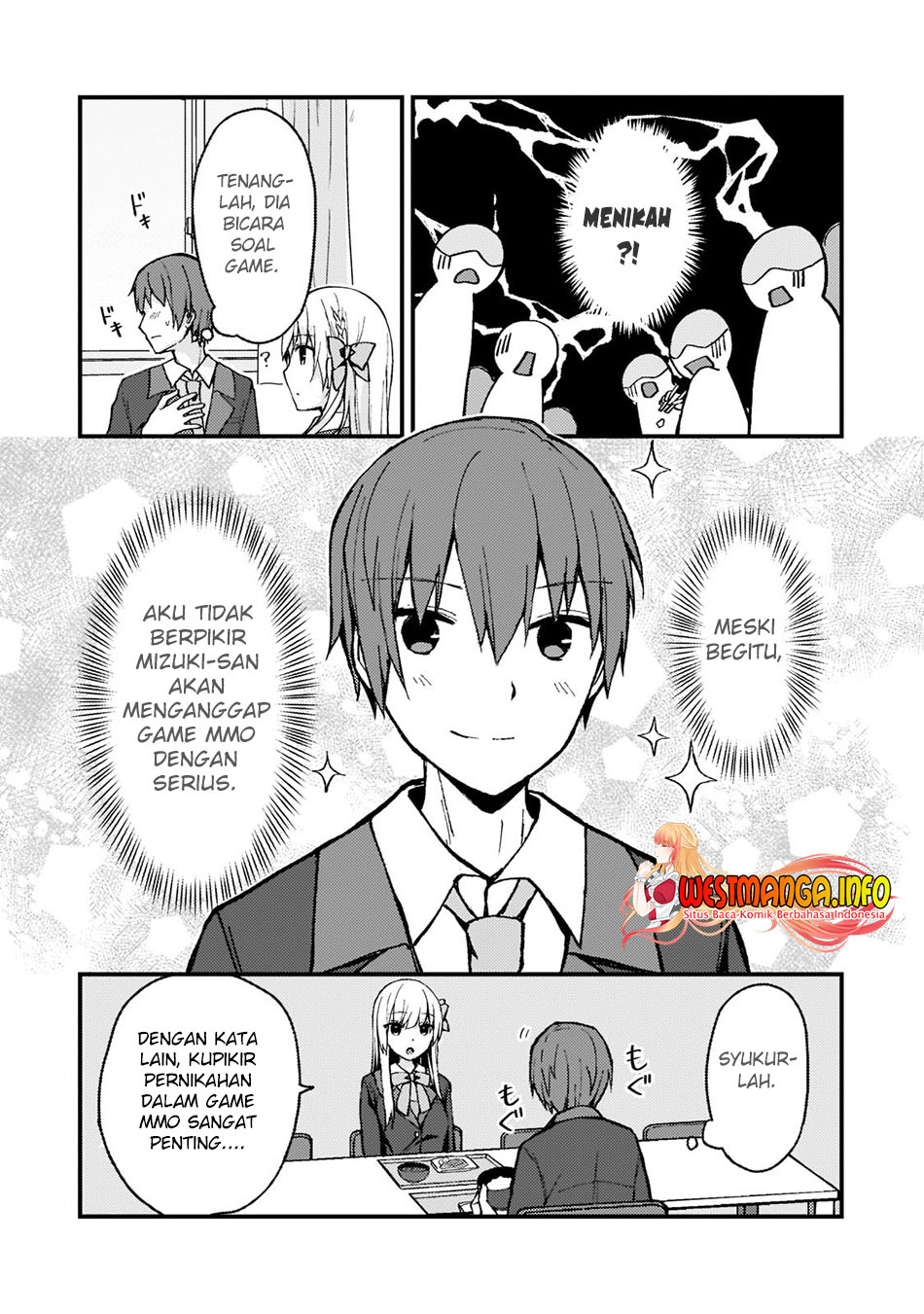 Netoge no Yome ga Ninki Idol datta: Cool-kei no Kanojo wa Genjitsu demo Yome no Tsumori de Iru Chapter 2 - halaman 16