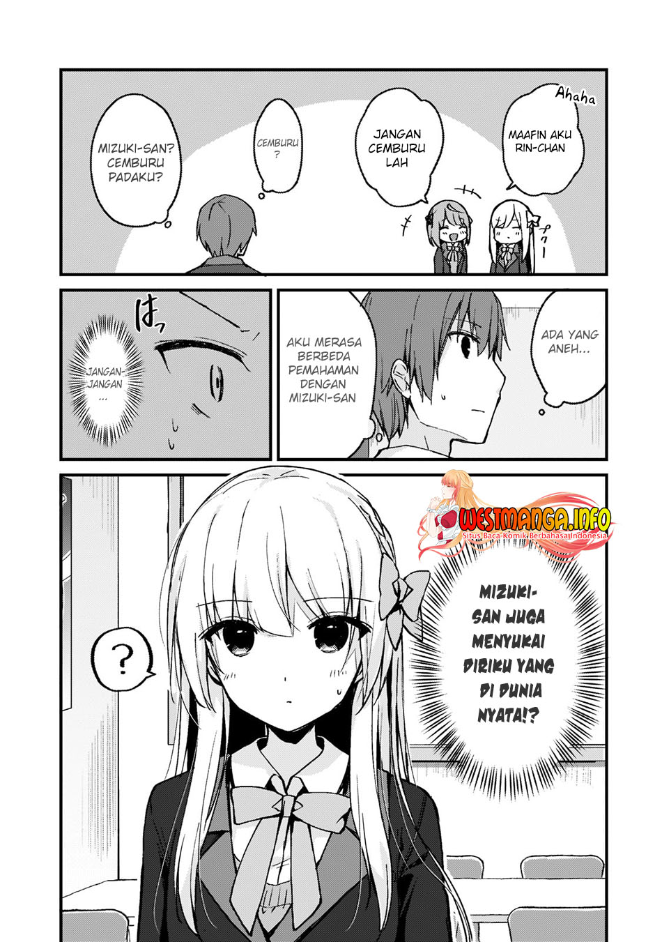 Netoge no Yome ga Ninki Idol datta: Cool-kei no Kanojo wa Genjitsu demo Yome no Tsumori de Iru Chapter 3 - halaman 17